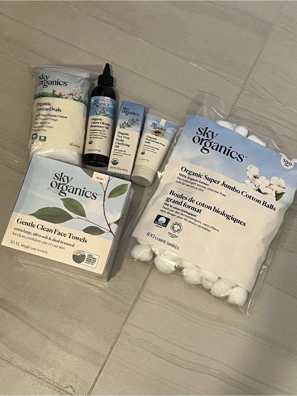 Sky Organics Skincare Set, Value $129